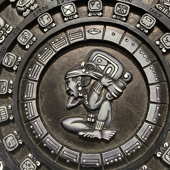 Authentic Indigenous Mayan Calendr Made from Stone - Picture 2 of 2